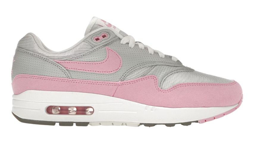 Nike Air Max 1 '87 Metallic Platinum Pink Rise