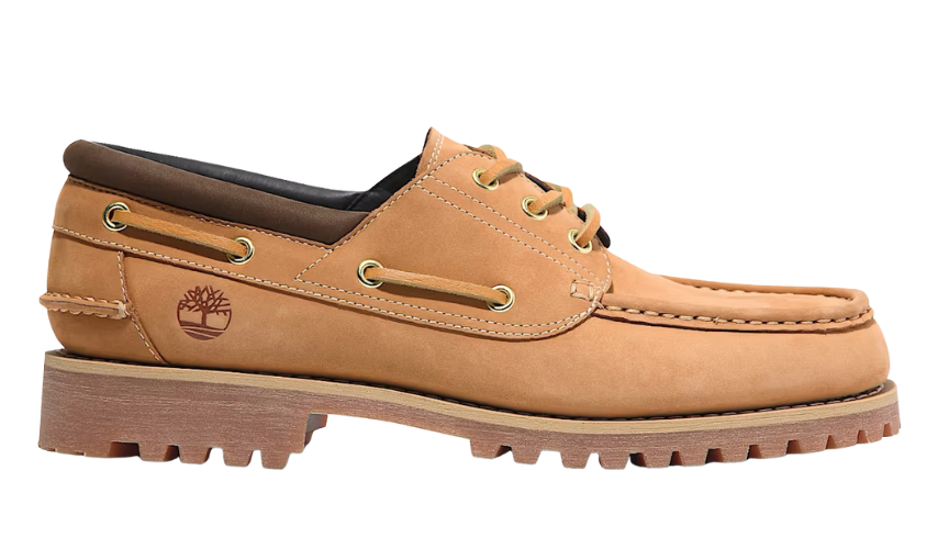 Timberland 3-Eye Lug Handsewn Boat Shoe Wheat