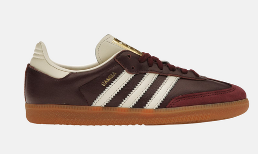 Adidas Samba OG Maroon Gold Metallic