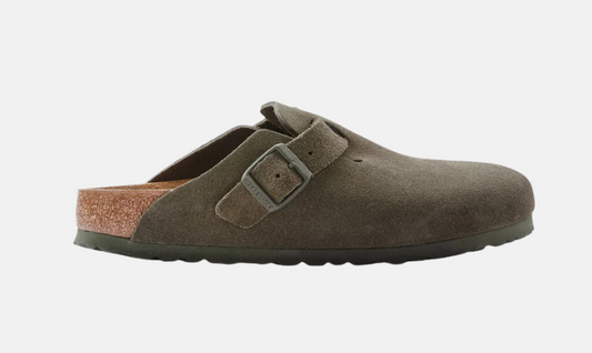 Birkenstock boston soft footbed suede Thyme